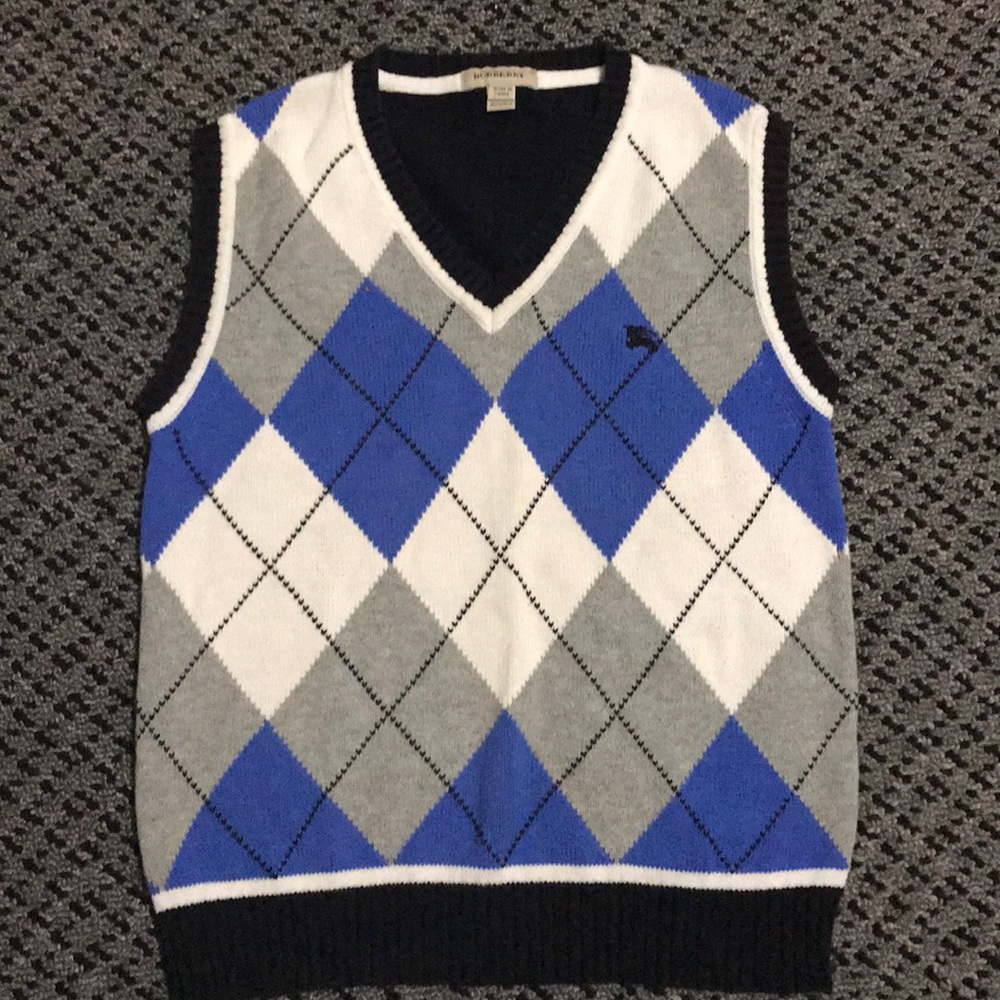 Burberry boys dress vest